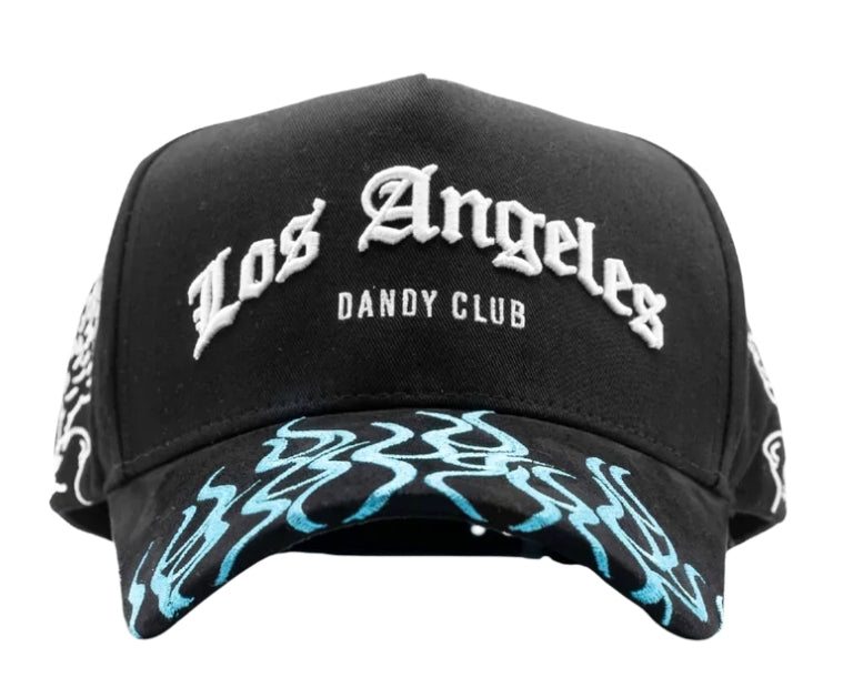 Gorra Dandy Hats Los Angeles Dandy Club Negra | Gorra Urbana Snapback